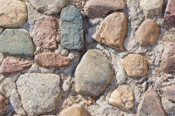 background from large number of different stones