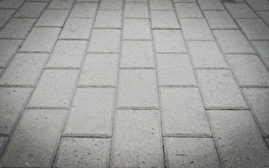 background from large number of gray paving stones