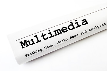 Obraz premium newspaper with latest news and analysis