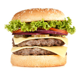 Delicious grilled burger