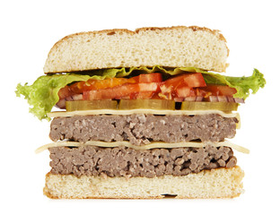 Delicious grilled burger