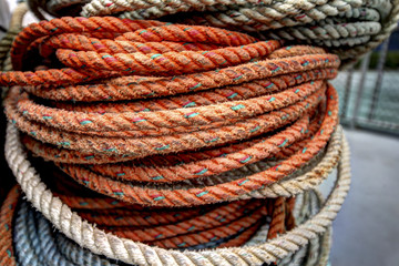 Crab boat rope