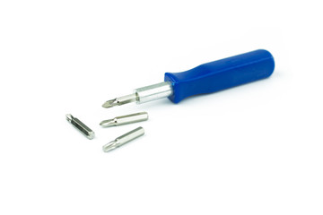Phillips type Screwdriver isolated on white background
