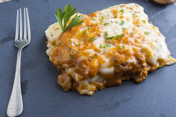 Lasagna with beef