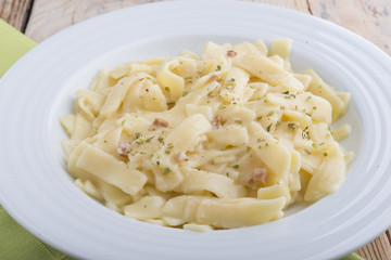Tagliatelle of Carbonara