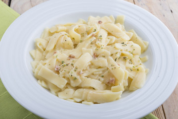 Tagliatelle of Carbonara