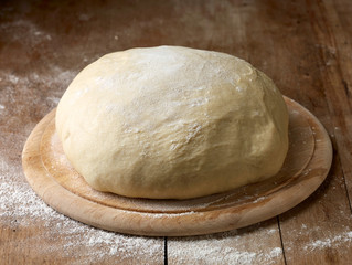 fresh raw dough