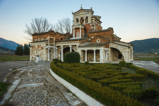 Church at Ancient Mantineia, Arcadia, Peloponnese, Greece