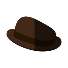 Hat icon. Cloth costume accessory and wear theme. Isolated design. Vector illustration