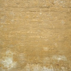 Grungy Yellow Cracked  Plaster Old Wall Frame Square Background
