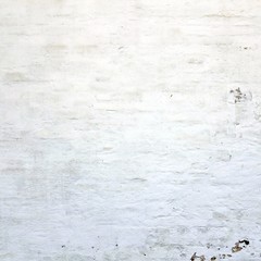 Old White Wach Plastered Painted Wall Frame Square Background Te