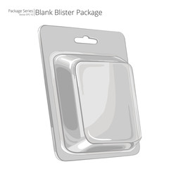 Blister Package. Vector, Illustration of a Blister Package. Sketch style. Packing series. - obrazy, fototapety, plakaty