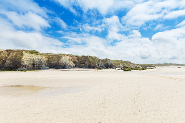 Popular St Ives Atlantic ocean coast, Cornwall, England, United Kingdom
