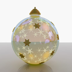 Eine Christbaumkugel