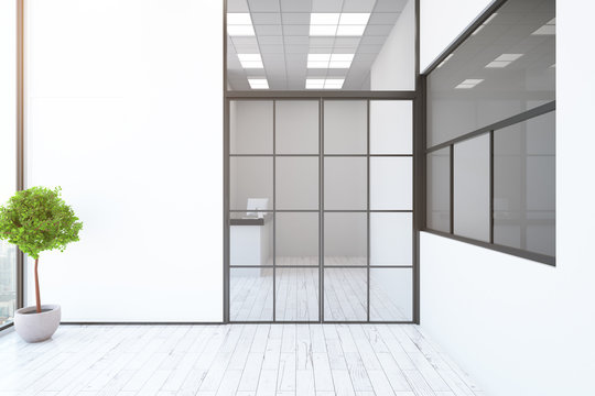 Contemporary interior with reception