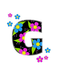 Alphabet Flower Topia G
