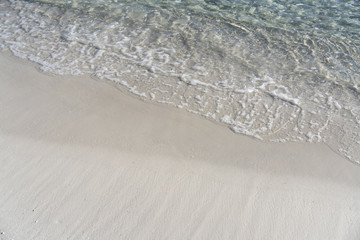 gentle wave on beach