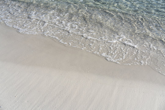 gentle wave on beach