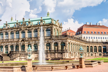 Fototapeta na wymiar The Zwinger in Dresden