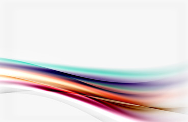 Smooth lines, abstract background