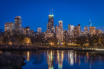 Obraz premium Chicago z Lincoln Park