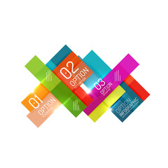 Vector business infographics, option select