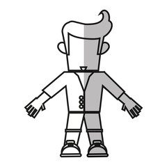 Man icon. Male avatar person and people theme. Isolated design. Vector illustration