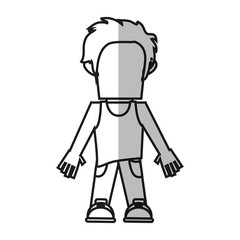 Man icon. Male avatar person and people theme. Isolated design. Vector illustration