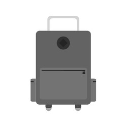 Bag icon. Travel baggage luggage trip and accessory theme. Isolated design. Vector illustration