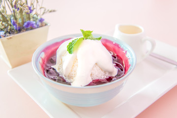 Blueberry Bingsu