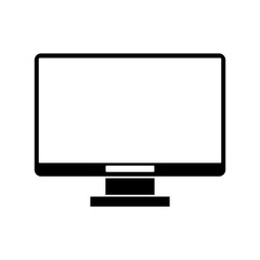 Computer icon. Device gadget technology and electronic theme. Isolated design. Vector illustration