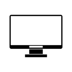 Computer icon. Device gadget technology and electronic theme. Isolated design. Vector illustration