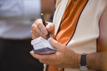 Taking bets on Horse Racing