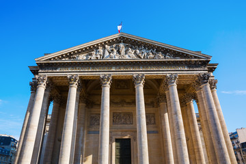historic Pantheon in Paris, France