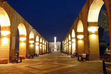 Upper Barrakka Gardens in Valletta