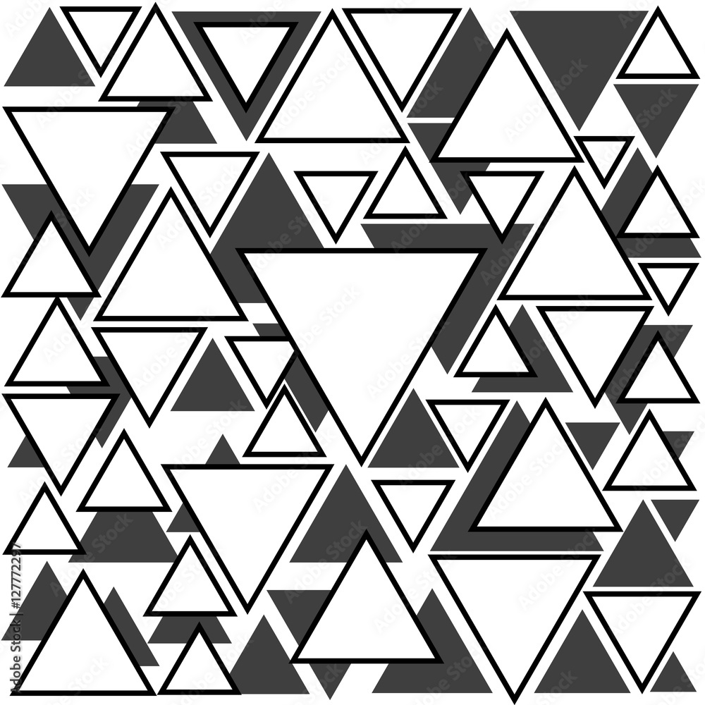 Poster abstract geometric background with triangle
