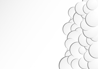 Overlapping Circles Clean Design Background