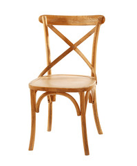 Stylish chair, isolated on white