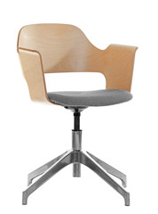 Stylish chair, isolated on white