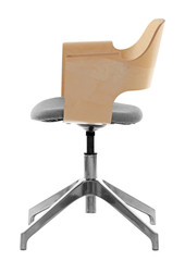 Stylish chair, isolated on white