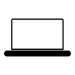Laptop icon. Device gadget technology and electronic theme. Isolated design. Vector illustration
