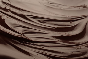 Melted chocolate background