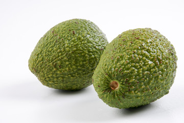 avacado on white