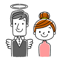 夫婦：夫と死別
