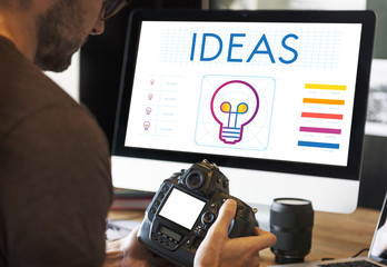 Ideas Light Bulb Creativity Imagination Inspiration Concept