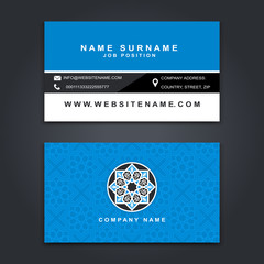 Business Vector Card creative Design, Islamic style