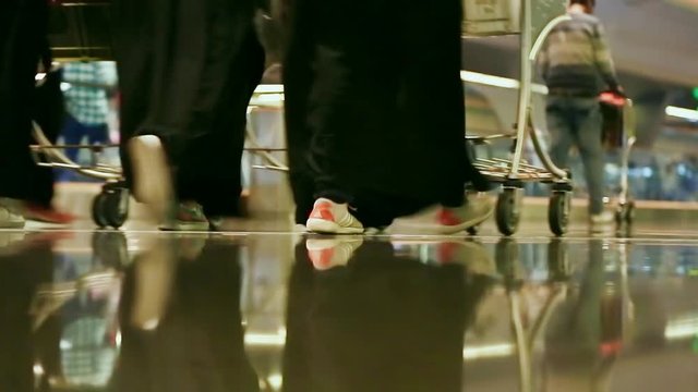 People at the airport in Doha 2