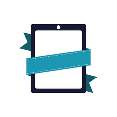 Tablet icon. Device gadget technology and electronic theme. Isolated design. Vector illustration
