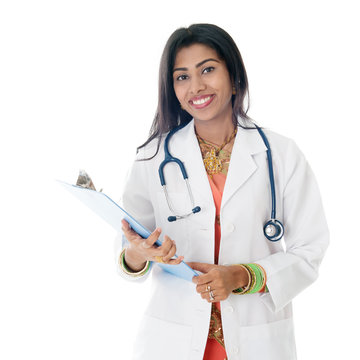 Indian Female Medical Doctor Portrait