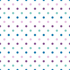 Seamless Polka Dot Pattern Background